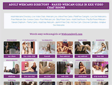 Tablet Screenshot of adult-webcams-directory.com